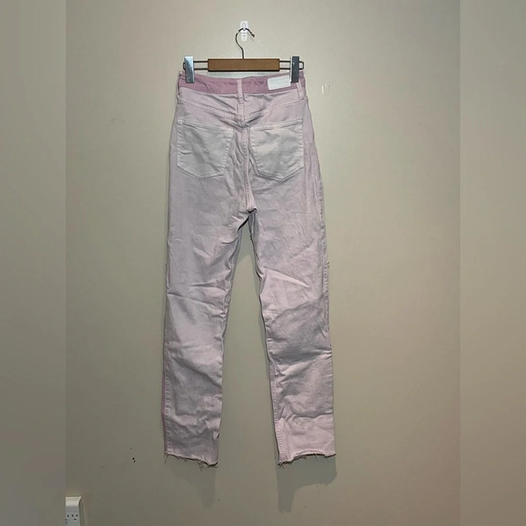 Social Tourist Ultra High-Rise Straight Jeans Pink Size 26 - Picture 2 of 6